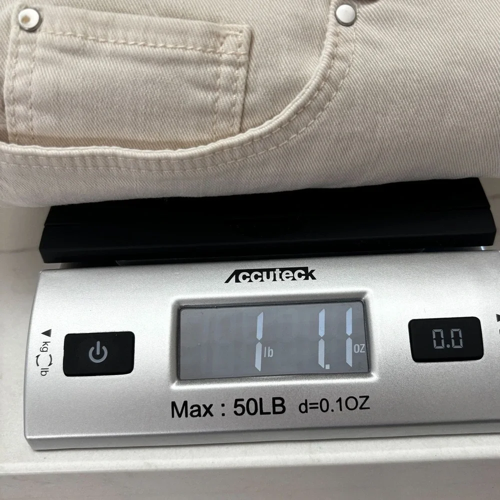 Ann Taylor Skinny Ivory High Rise Jean‎ Chic Clean Lined Sculpting Stretch 12P - Picture 8 of 8